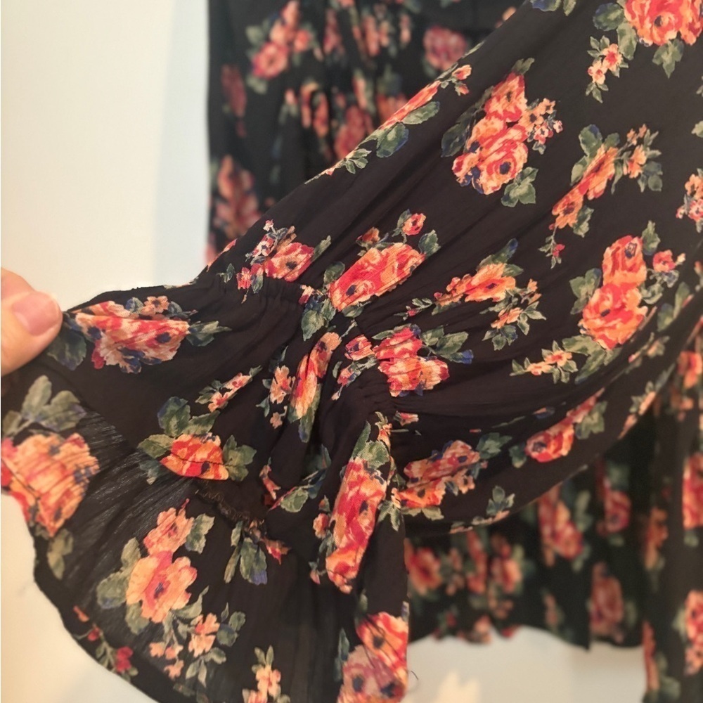 Romantic Cottagecore Feminine Floral Coquette Style Baby Doll Top Size 3X - Picture 10 of 13